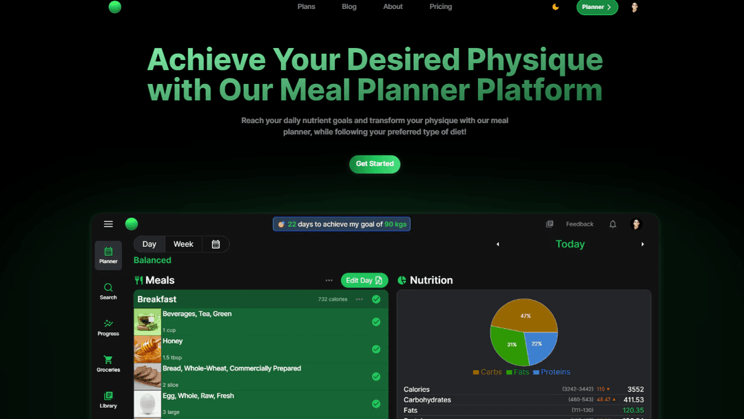 Project nutritionplans.co